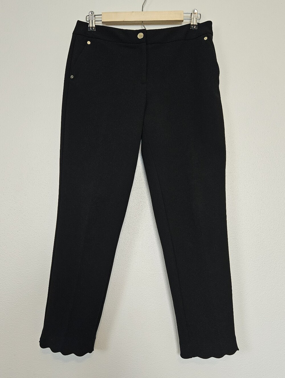 Ann Klein Black Ankle Pants Size 4